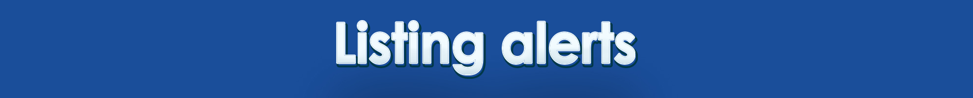 listing alert
